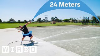 Why Its Almost Impossible to Shot Put 24 Meters  WIRED [upl. by Zilber]