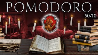 GRYFFINDOR 📚 POMODORO Study Session 5010  Harry Potter Ambience 📚 Focus Relax amp Study in Hogwarts [upl. by Petie974]