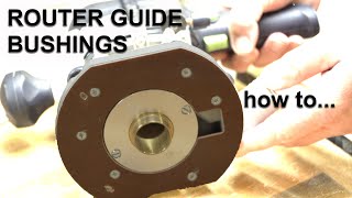 Router Bushings  Guide bushes  Template Guides [upl. by Aibonez610]