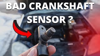 SYMPTOMS OF A BAD CRANKSHAFT POSITION SENSOR [upl. by Rebmaed]