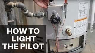 How To Light Your Water Heaters Pilot Flame [upl. by Wiedmann]