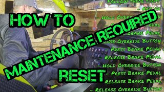 Can Am Maintenance Required How To Reset [upl. by Ardaed]