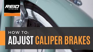 HOW TO Adjust Caliper Brakes [upl. by Nyleikcaj]