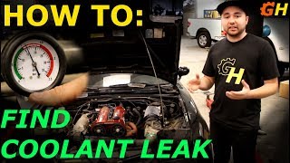 The RIGHT Way to Find A Coolant Leak [upl. by Enelrae]