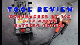 TOOL REVIEW  Schumacher BT100 Battery Load Tester [upl. by Anoed]