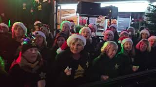 WHAT CHRISTMAS MEANS TO ME Rock Choir at Birkdale Lights Switch On 1st December 2024 [upl. by Muslim652]