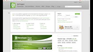 Qml Tutorial Part 1  Getting started Downloading QtCreator and Qt Libs [upl. by Pete]