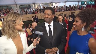 Denzel Washington Praises Wife at SAG Awards I Got a Good Woman’ [upl. by Acimak550]