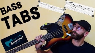 Fugazi  Waiting room BASS COVER  PLAY ALONG TAB  SCORE [upl. by Joella]