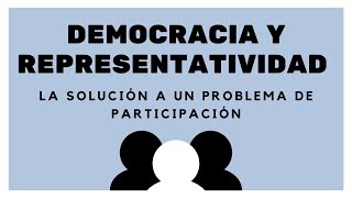 Democracia Representativa Origen y Definición [upl. by Ahtekal]