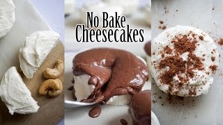 Low Carb Cheesecake  No Bake Keto Deliciousness  3 Different Flavors [upl. by Ecilef]