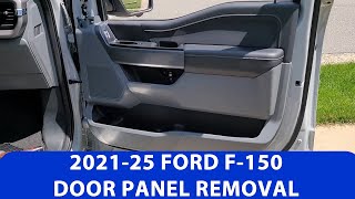 How To Remove 20212025 Ford F150 Door Panel [upl. by Sucrad60]