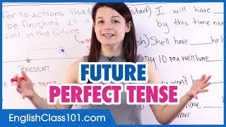 The Future Perfect Tense  Statements  Basic English Grammar [upl. by Ijneb]