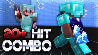 HOW TO COMBO LOCK Get 20 Hit Combos Minecraft PvP Tutorial [upl. by Bernete330]