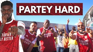 Partey Hard Thomas Partey Special  ft Donae’O Jeremy Lynch Robbie Lyle AFTV and Monzz [upl. by Haididej]