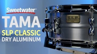 TAMA SLP Classic Dry Aluminum Snare Drum Review [upl. by Hamilton]