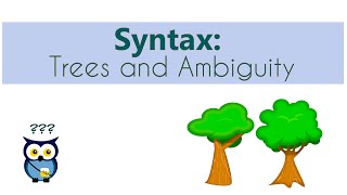 Syntax Trees and Ambiguity [upl. by Puglia792]