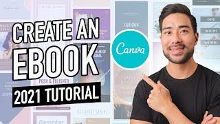 HOW TO CREATE AN EBOOK IN CANVA [upl. by Siramay753]