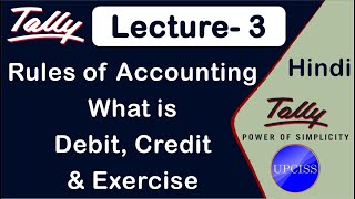 Golden Rules of Accounting  Debit amp Credit Rules in Hindi Lecture 3 [upl. by Aynotak]