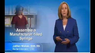 Assemble a Manufacturerfilled Syringe [upl. by Willetta]