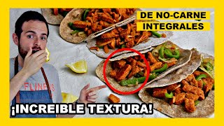 🔶 Como hacer TACOS mexicanos VEGETARIANOSVEGANOS [upl. by Aisatnaf938]