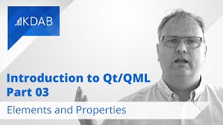 Introduction to Qt  QML Part 03  The Structure of a QML file Elements and Properties [upl. by Nolra305]