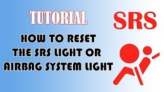 How to reset SRS Airbag Indicator Light Better Quality [upl. by Ibob]