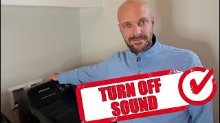 How to TURN OFF SOUND on Samsung Washer and Dryer [upl. by Eisle]