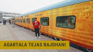 Agartala Rajdhani Express Journey with New Tejas Sleeper Coaches [upl. by Georgianna]