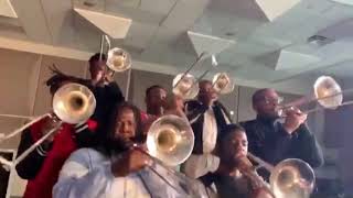 Benedict College Trombones Funk Phi Slide “Black amp Blues” [upl. by Arimlede]