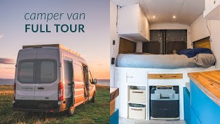 The Tour  Ford Transit Camper Van Conversion [upl. by Aggappera]