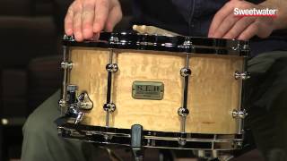 Tama SLP Series GMaple Snare Drum Review by Sweetwater Sound [upl. by Kalb888]