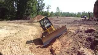 Dozer Working on a Steep Slope [upl. by Aztiley]