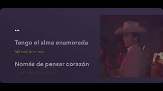 Chalino Sánchez Alma Enamorada English translation [upl. by Amerigo]