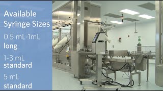 Catalent Bloomington IN  Syringe Filling Line [upl. by Jonati]