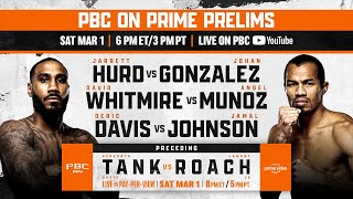 Tank vs Roach FIGHT NIGHT PRELIMS  TankRoach [upl. by Gausman]