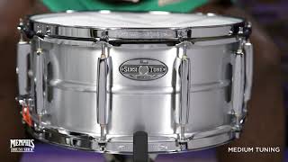 Pearl 14x65 SensiTone Heritage Alloy Aluminum Snare Drum STH1465AL [upl. by Allicerp89]