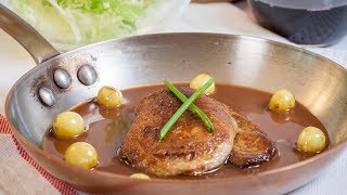 How To PanSeared Foie Gras  PanSeared Foie Gras Port Wine Sauce Recipe  Foie Gras Recipe [upl. by Ylrebmit]