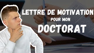 COMMENT ÉCRIRE UNE BONNE LETTRE DE MOTIVATION [upl. by Rehotsirk]