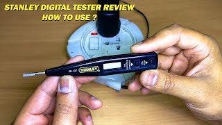 Stanley 66137 Digital Tester  Review amp Test [upl. by Kerge]