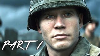 CALL OF DUTY WW2 Walkthrough Gameplay Part 1  Normandy  Campaign Mission 1 COD World War 2 [upl. by Maiocco848]