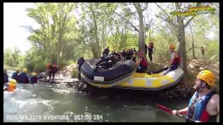 Descubre Alcalá del Júcar Rafting Familiar con Multiaventura los Olivos [upl. by Reyotal]