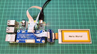 Interfacing ePaper Display Using Raspberry Pi [upl. by Arretnahs]