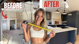 DIY Kitchen Renovation UK  Before amp After [upl. by Lexie]