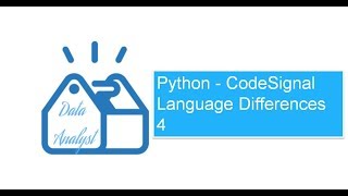 Python  CodeSignal Language Differences 4 [upl. by Eerehc377]