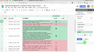 Spreadsheet Magic for Assignment Tracking [upl. by Atnod]