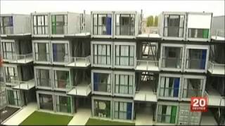 Logements étudiants en conteneurs au Havre [upl. by Sanchez164]