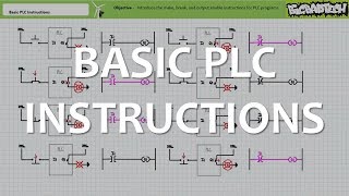 Basic PLC Instructions Full Lecture [upl. by Arnulfo]