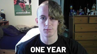 Picture A Day  Hair Growing 1 Year  TimeLapse [upl. by Knut]