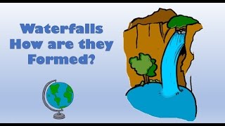 How a Waterfall is formed  labelled diagram and explanation [upl. by Xyno]